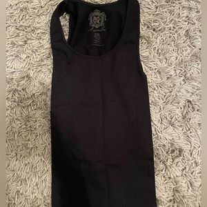 Black tank top